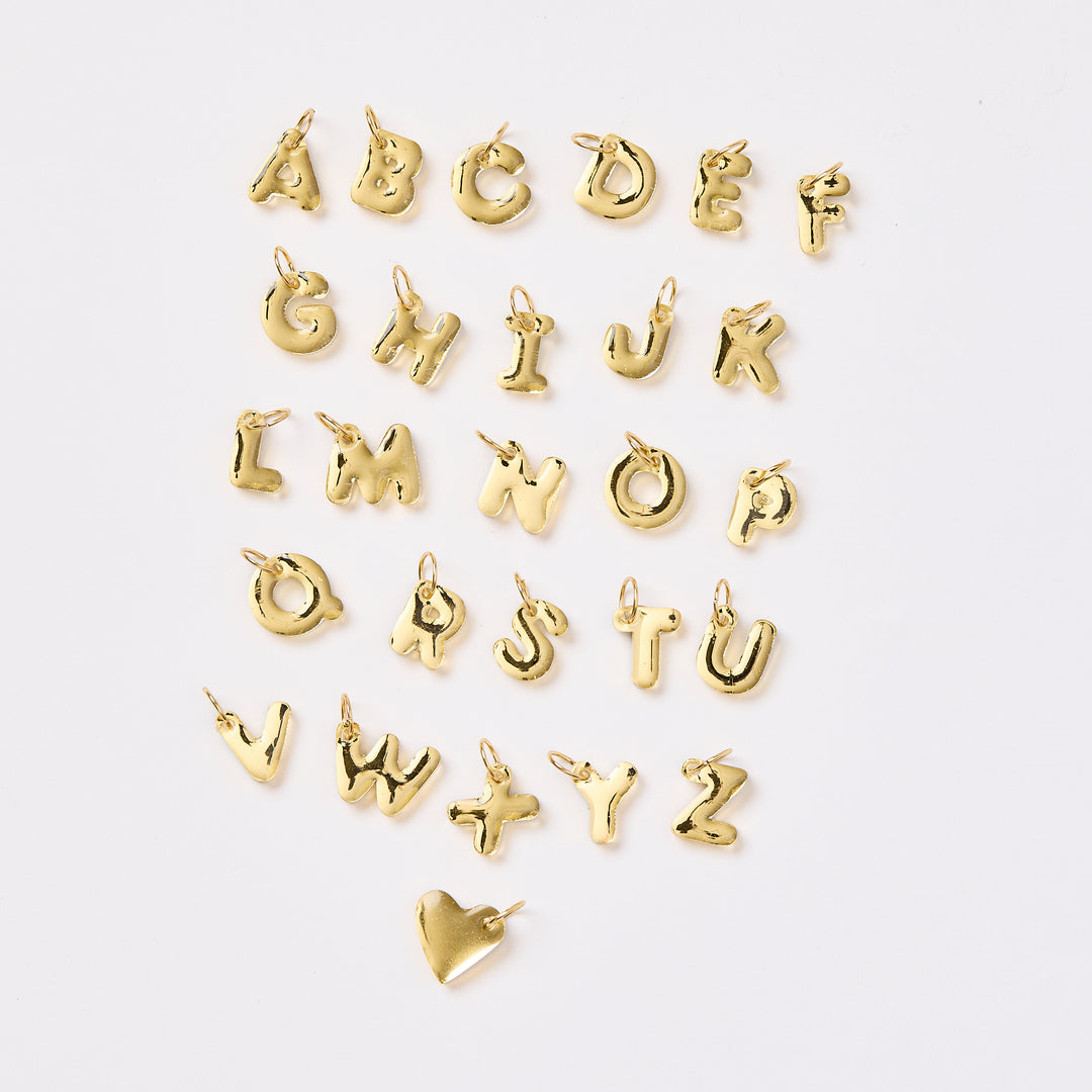 Gold Bubble Charms