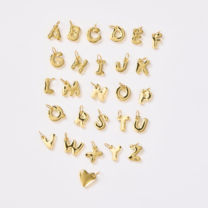 Gold Bubble Charms