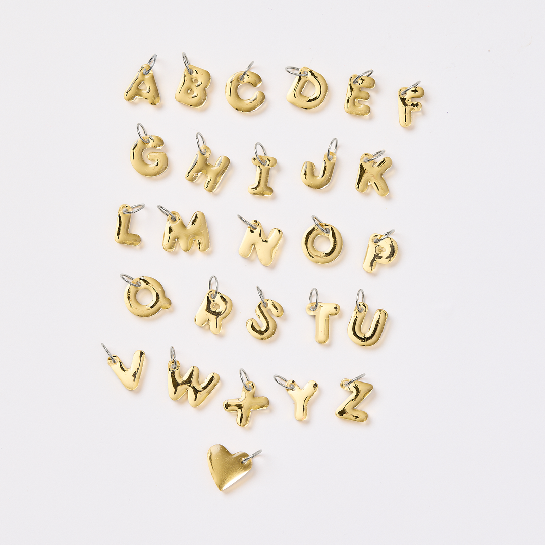 Gold Bubble Charms