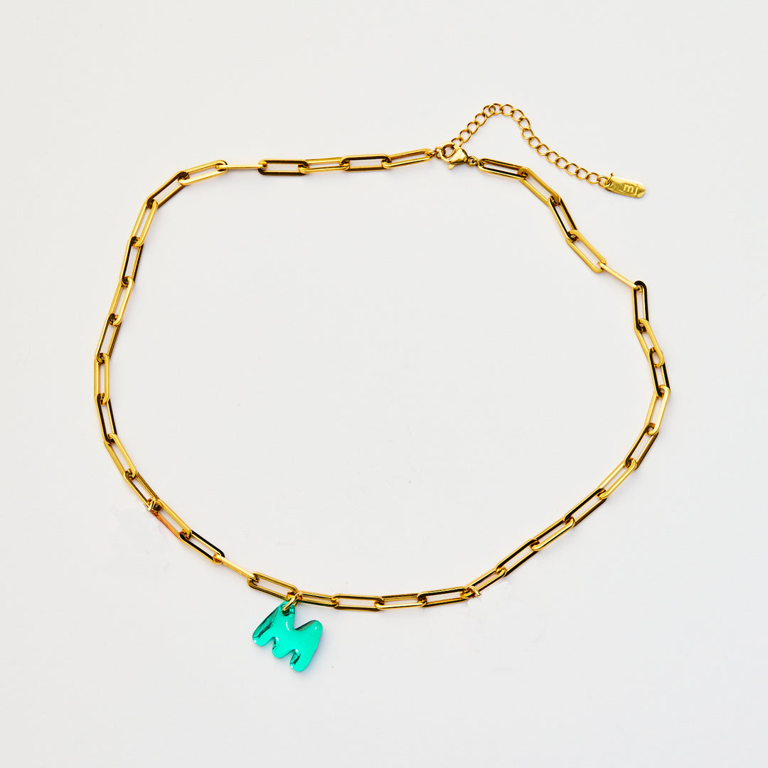 Paperclip Chain Necklace - Gold