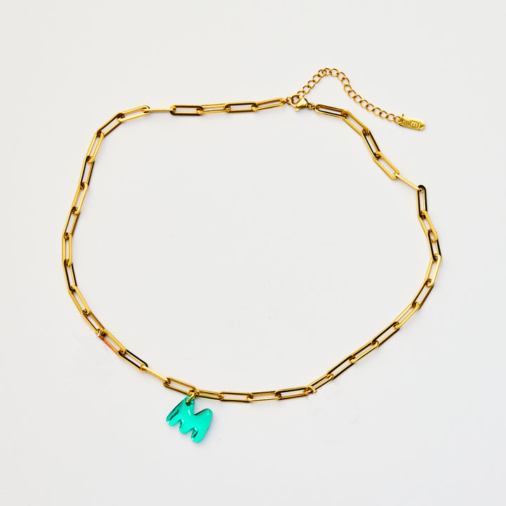 Paperclip Chain Necklace - Gold