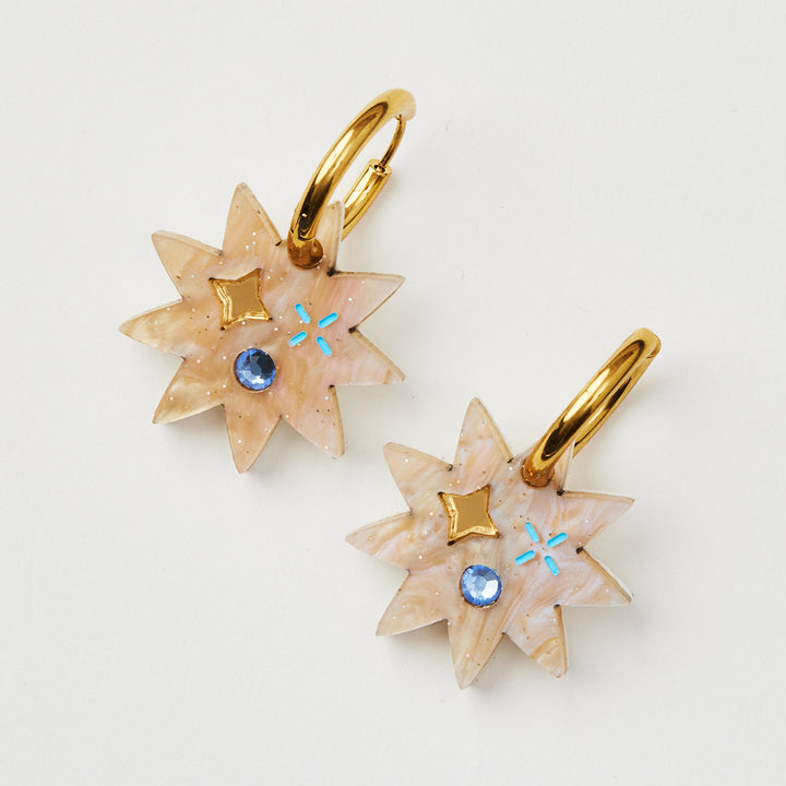 Day Star Earrings - Gold