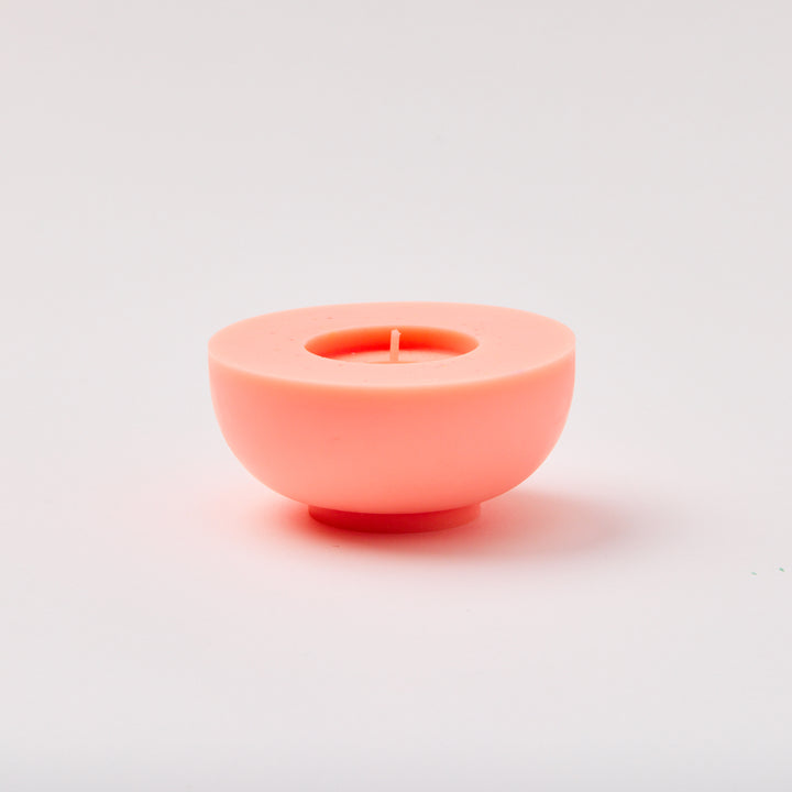 Small Cup Candle - Neon / Peach