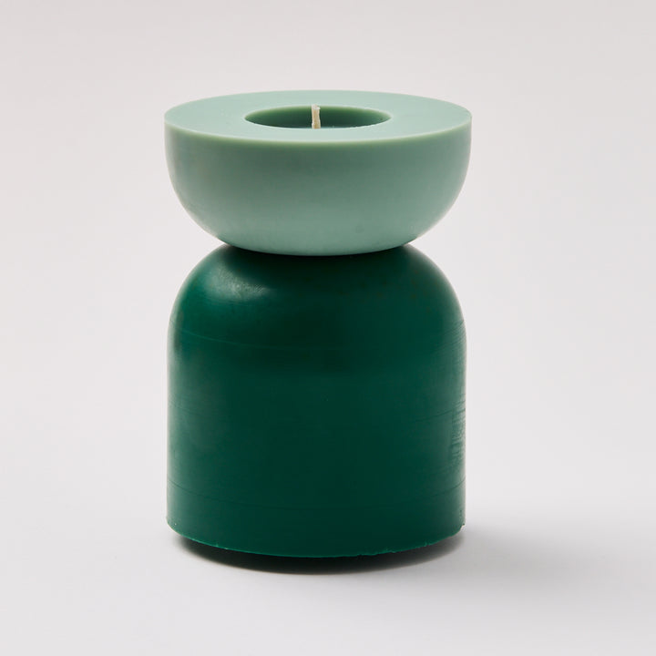 Large Dome Candle - Emerald