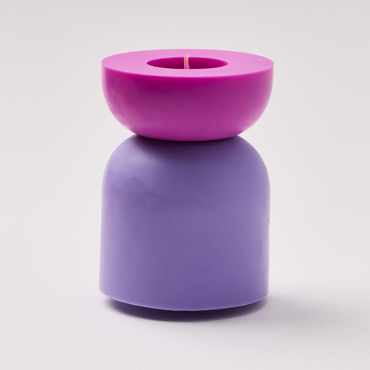 Large Dome Candle - Mauve