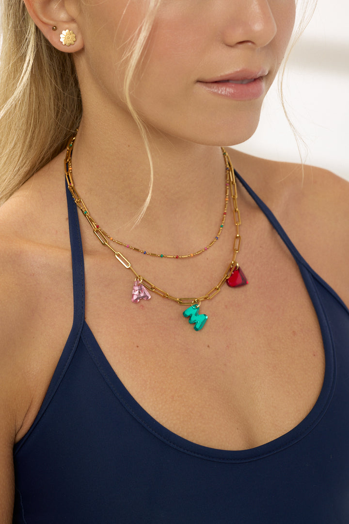 Paperclip Chain Necklace - Gold
