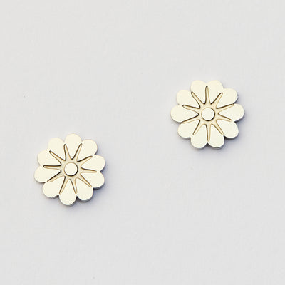 Olearia Studs - Silver