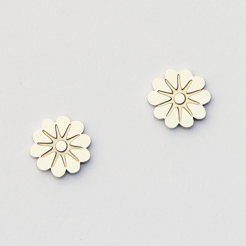 Olearia Studs - Silver