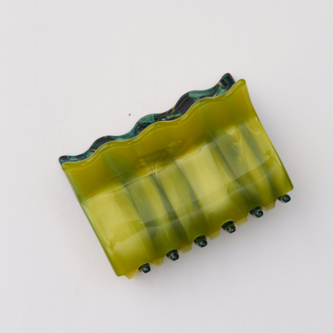 Wavy Hair Claw - Green