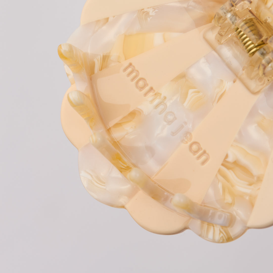 Shell Hair Clip - Lemon
