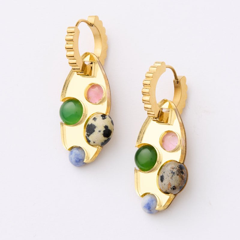Athena Earrings - Gold