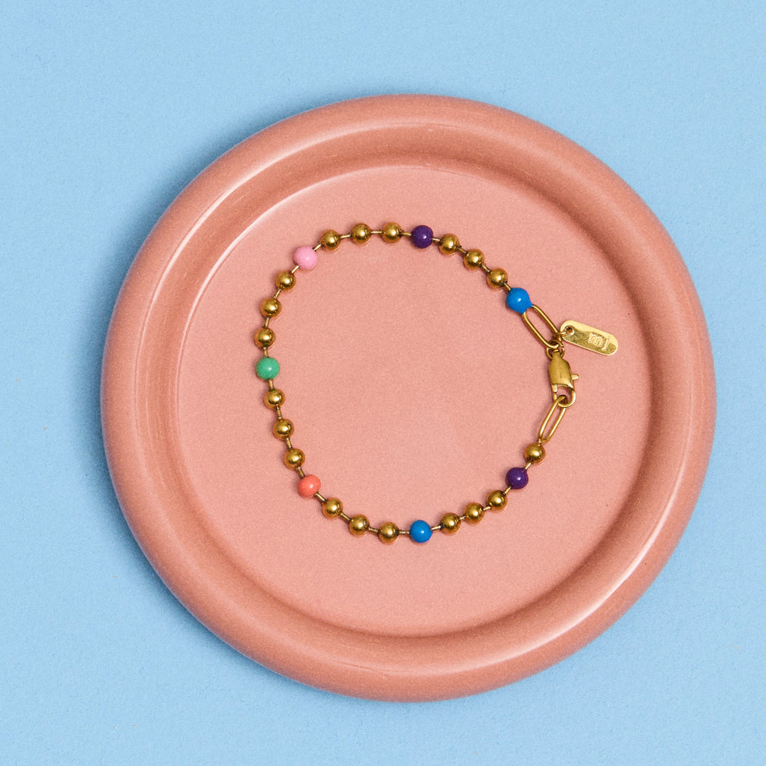 Ball Chain Bracelet - Gold