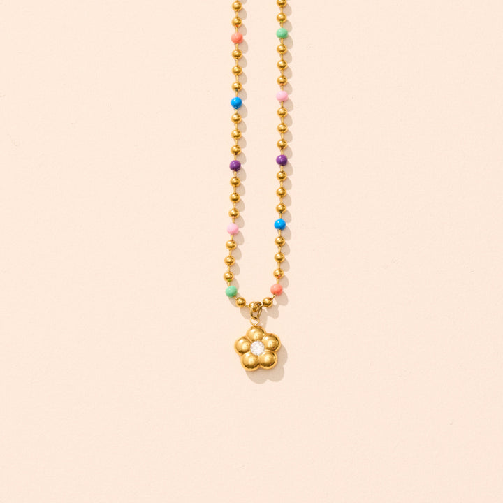 Birthstone Flower Charms - Gold