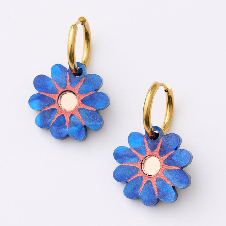 Hattie Earrings - Cobalt