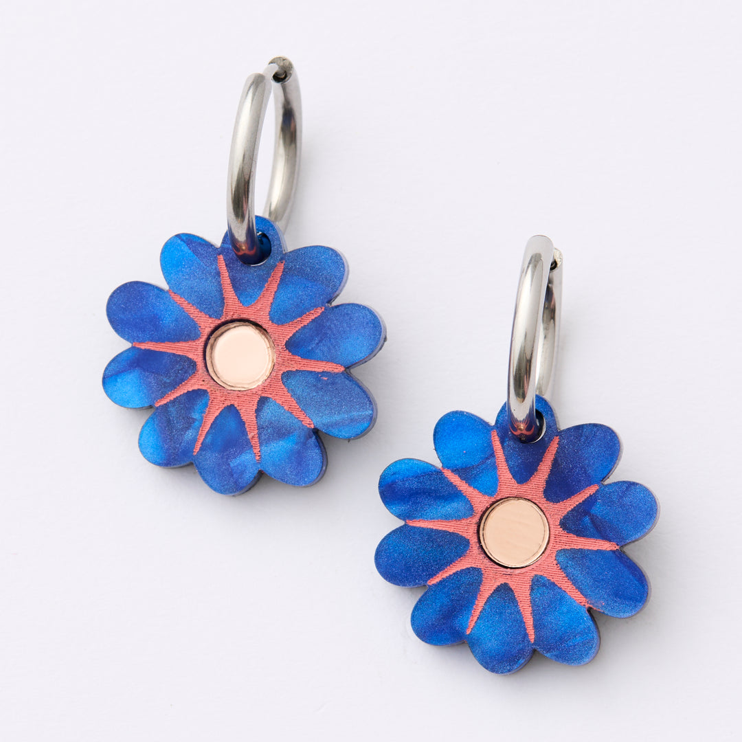 Hattie Earrings - Cobalt