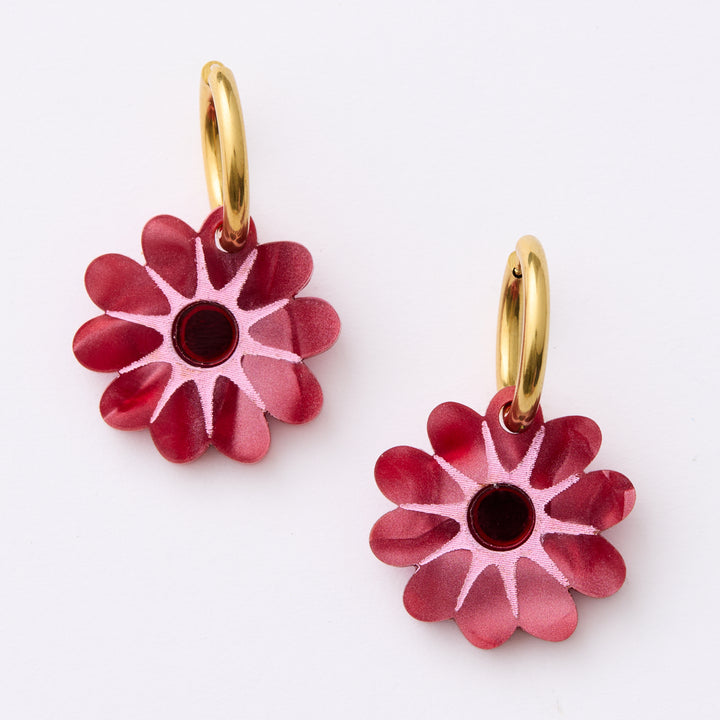 Hattie Earrings - Red