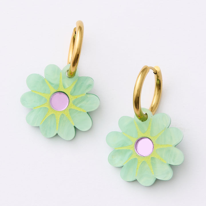 Hattie Earrings - Mint