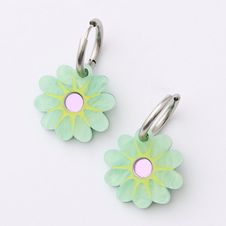 Hattie Earrings - Mint
