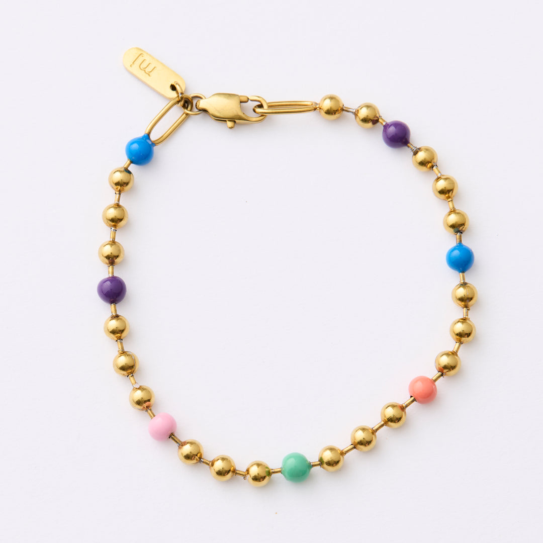 Ball Chain Bracelet - Gold