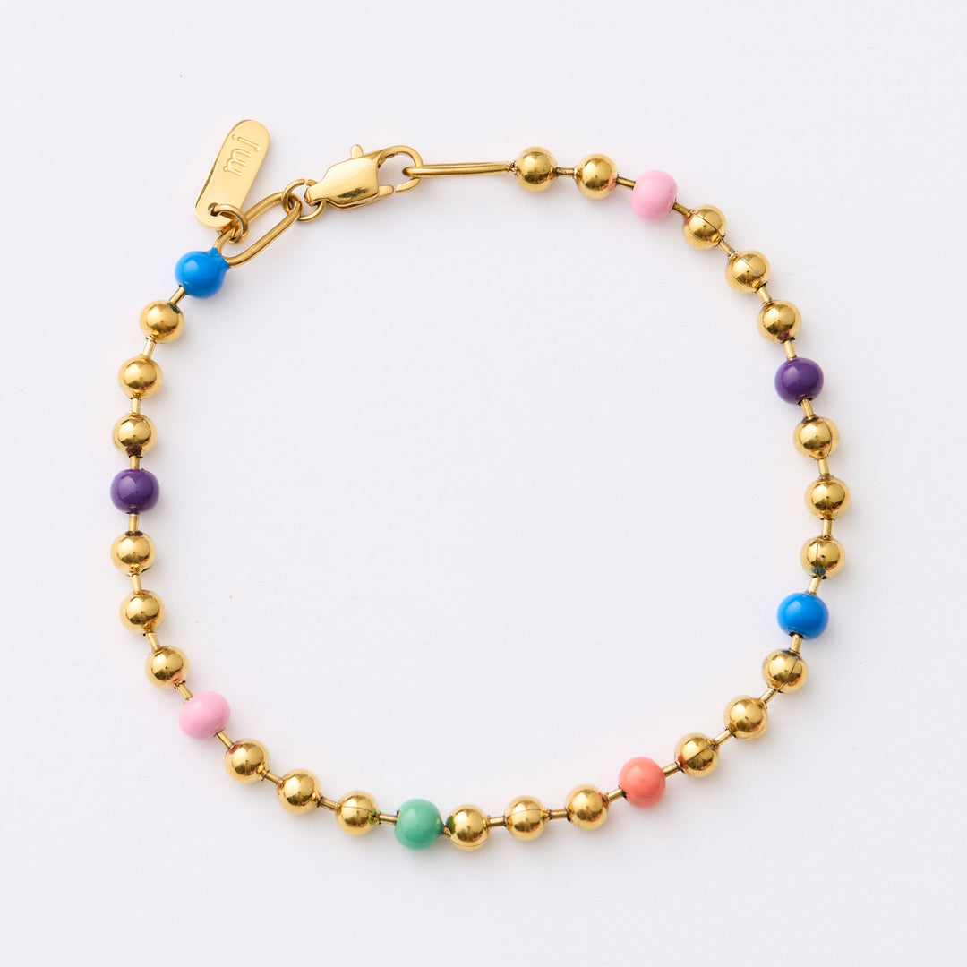 Ball Chain Bracelet - Gold