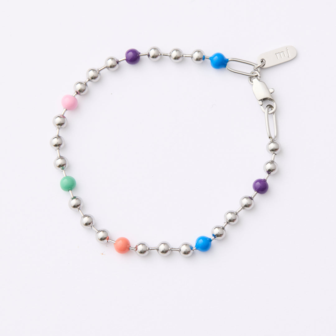 Ball Chain Bracelet - Silver
