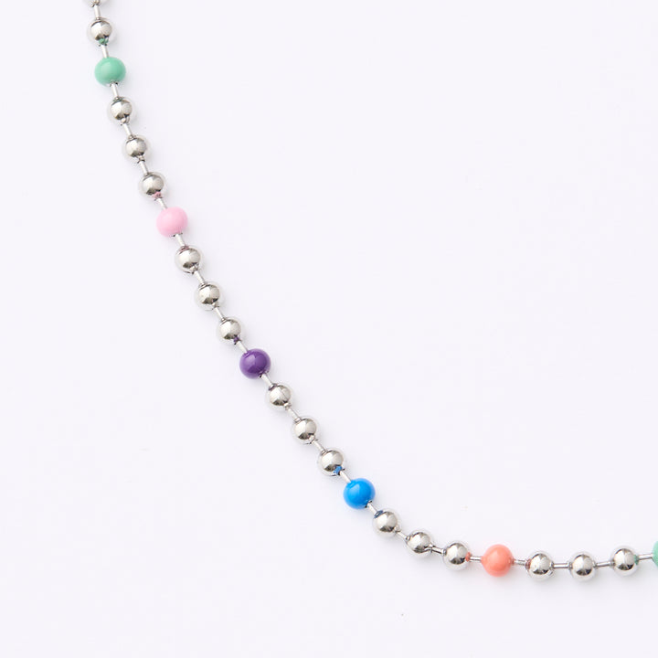 Ball Chain Bracelet - Silver - 20cm