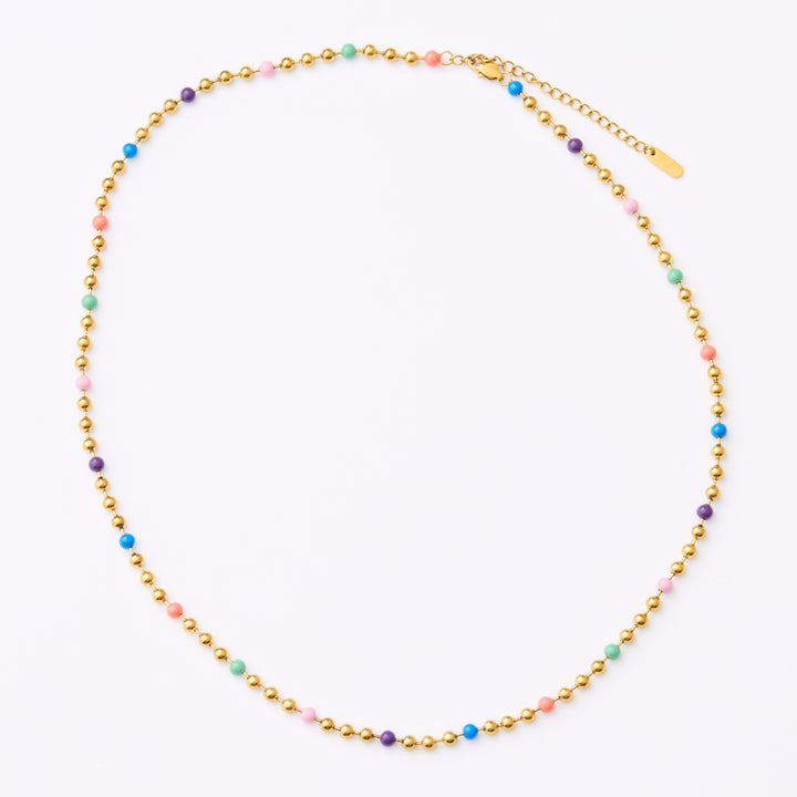 Ball Chain Necklace- LONG - Gold - 55cm