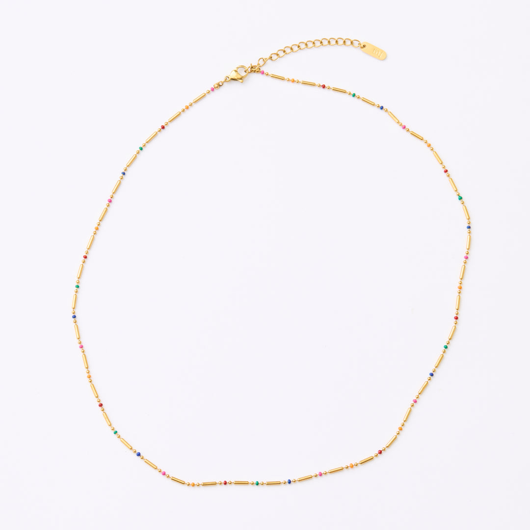 Ball Chain Necklace - Gold - 42cm