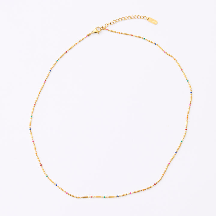 Ball Chain Necklace - Gold - 42cm