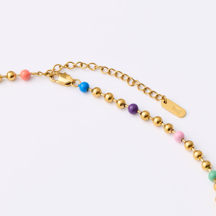 Ball Chain Necklace- LONG - Gold - 55cm