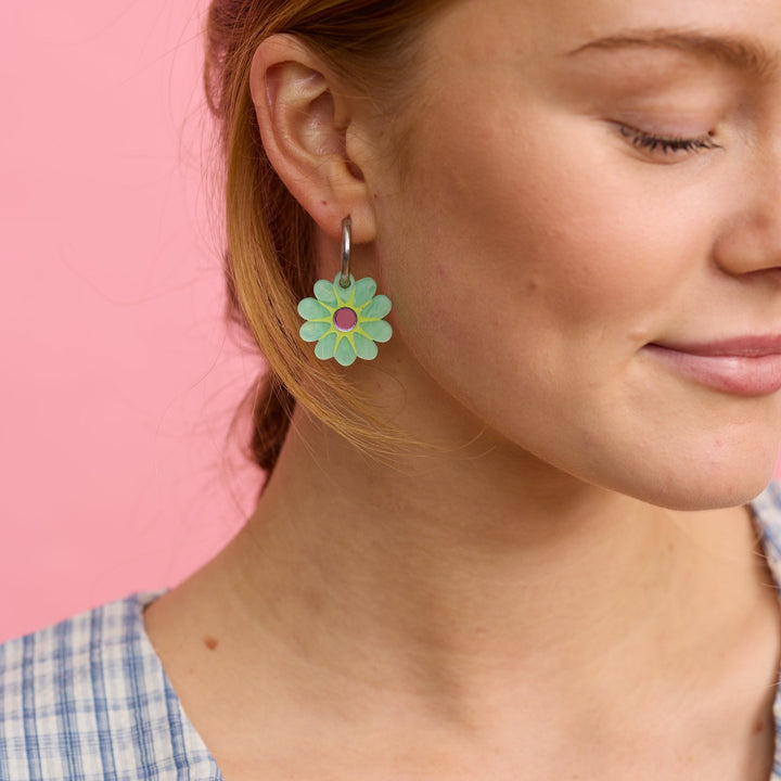 Hattie Earrings - Mint
