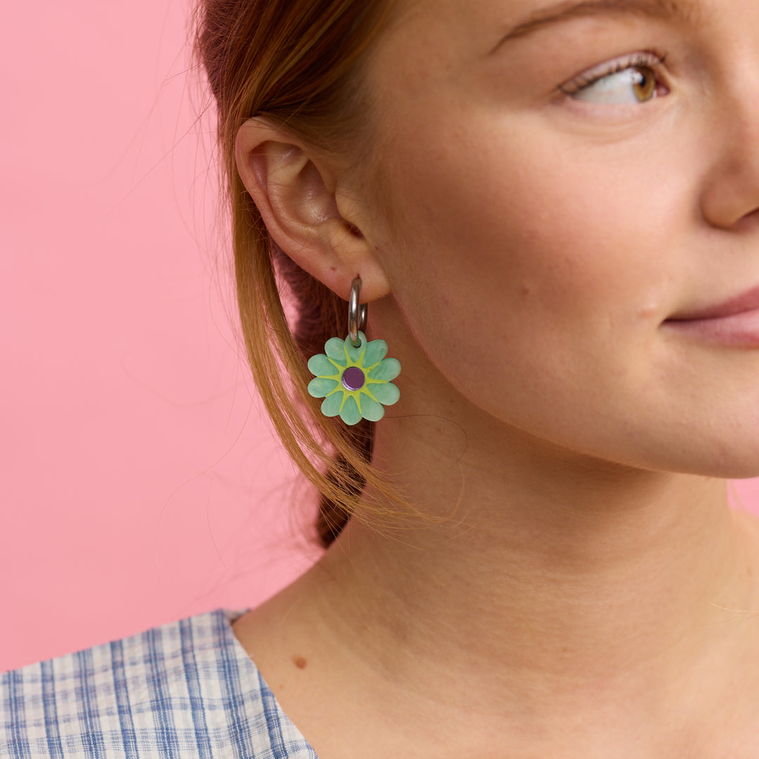 Hattie Earrings - Mint