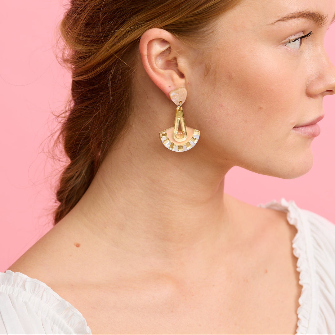 Electra Earrings - gold/gold