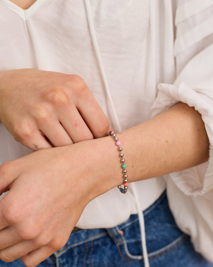 Ball Chain Bracelet - Silver