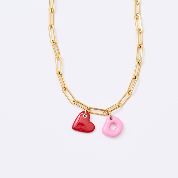 Paperclip Chain Necklace - Gold