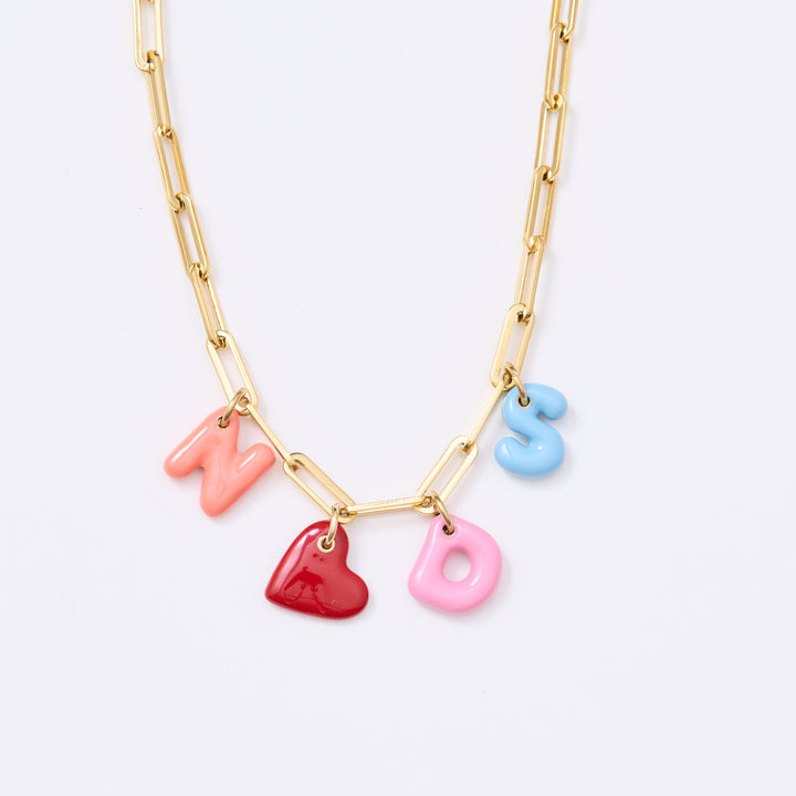 Paperclip Chain Necklace - Gold