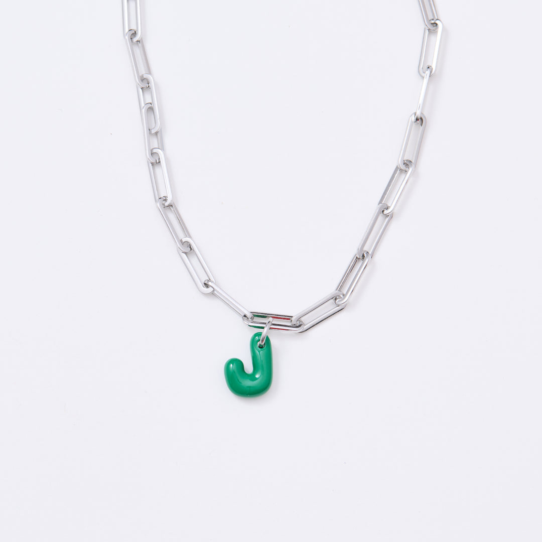 Paperclip Chain Necklace - Silver
