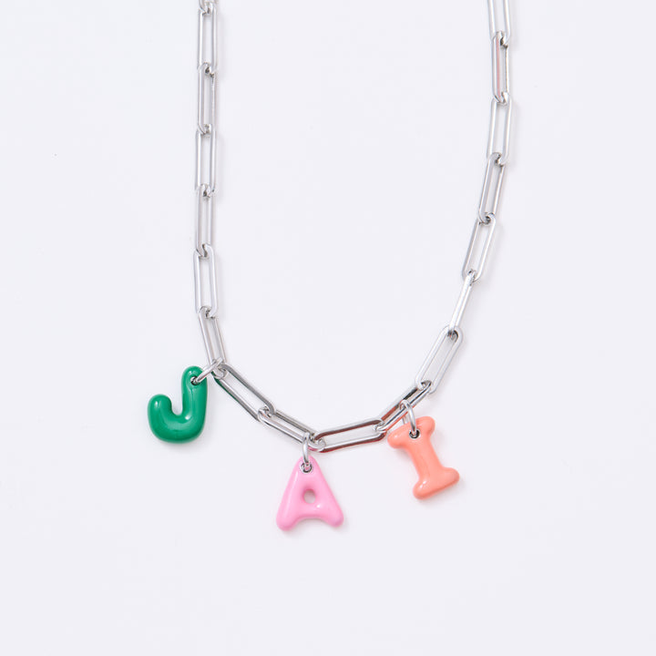 Paperclip Chain Necklace - Silver