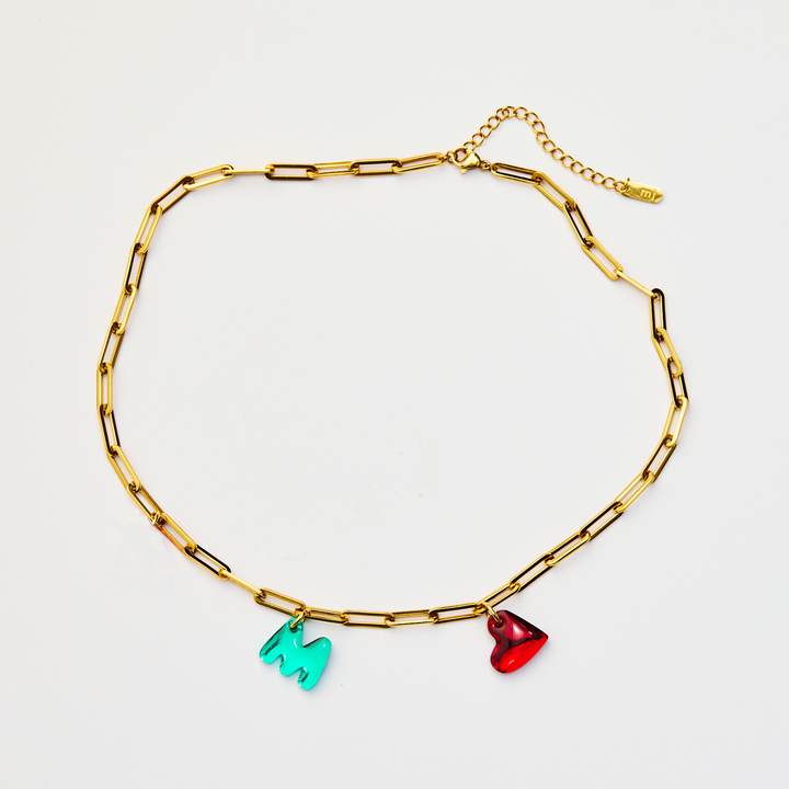 Paperclip Chain Necklace - Gold