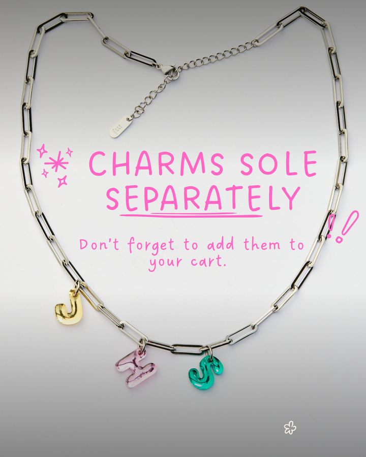 Paper Chain Necklace - Multi Silver