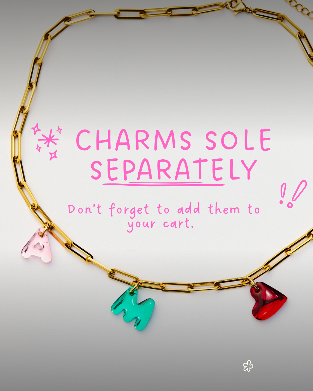 Paper Chain Necklace - Multi Gold