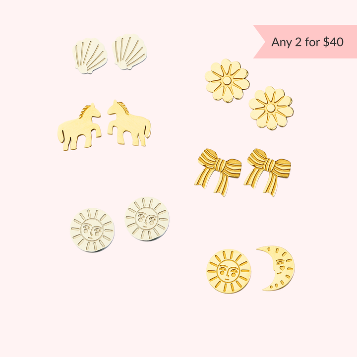 Studs 2 for $40