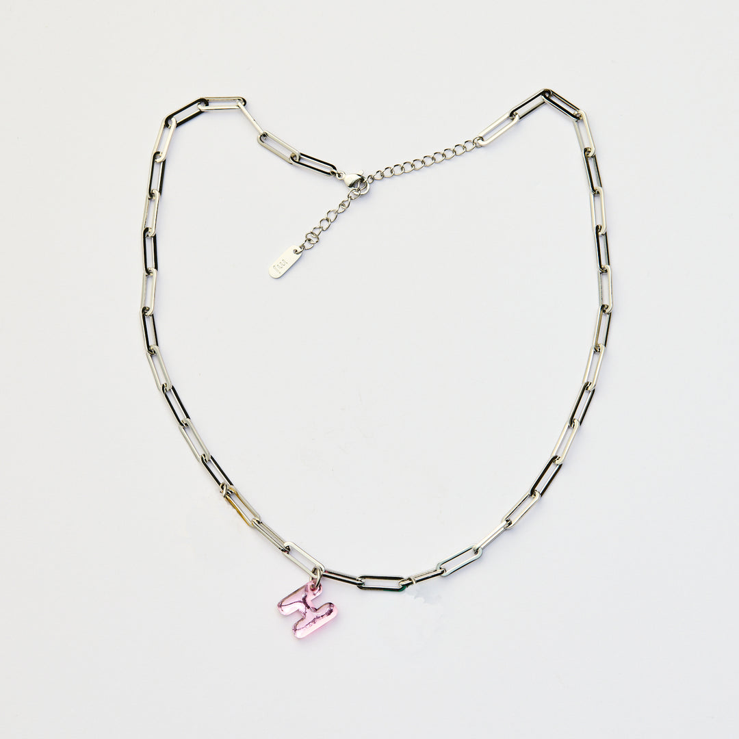 Paperclip Chain Necklace - Silver