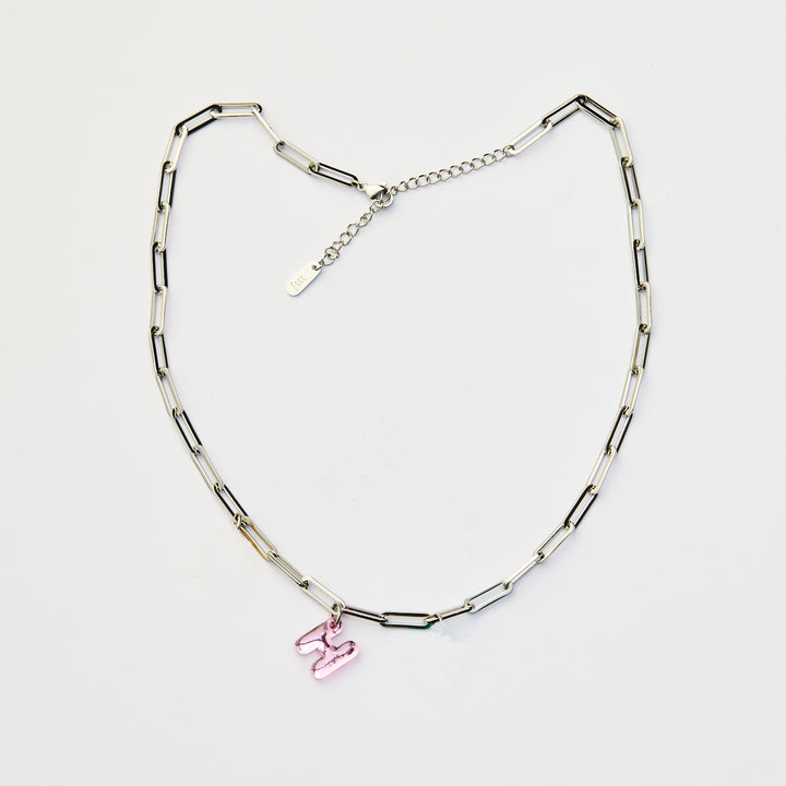 Paperclip Chain Necklace - Silver