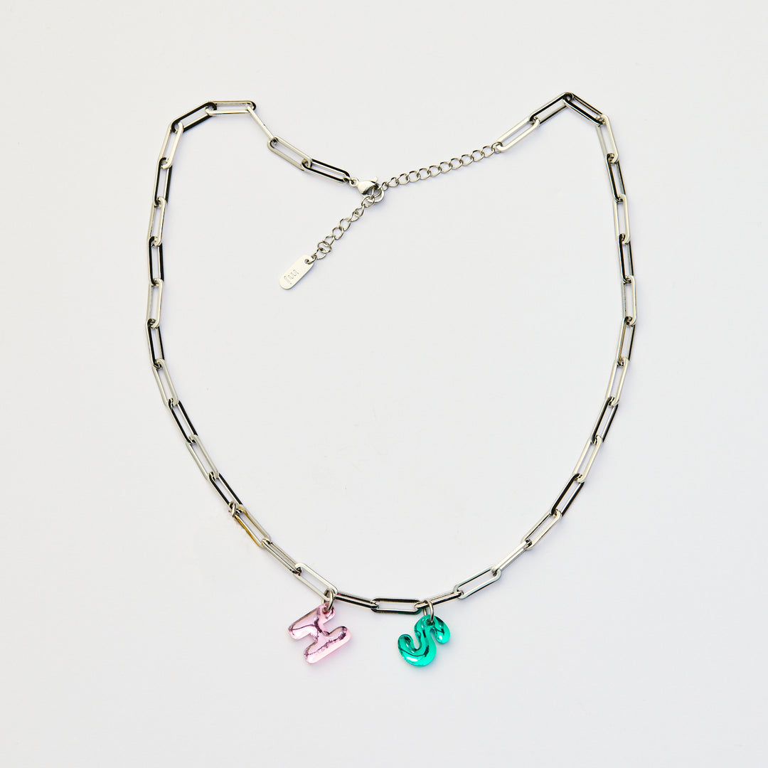 Paperclip Chain Necklace - Silver