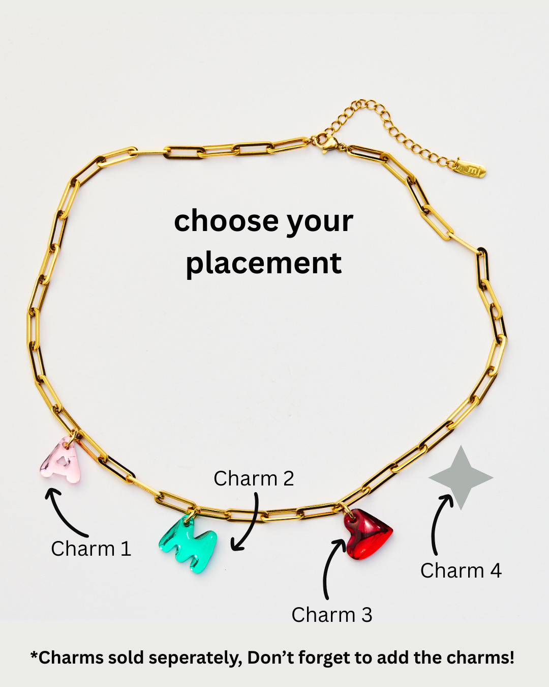 Paperclip Chain Necklace - Gold