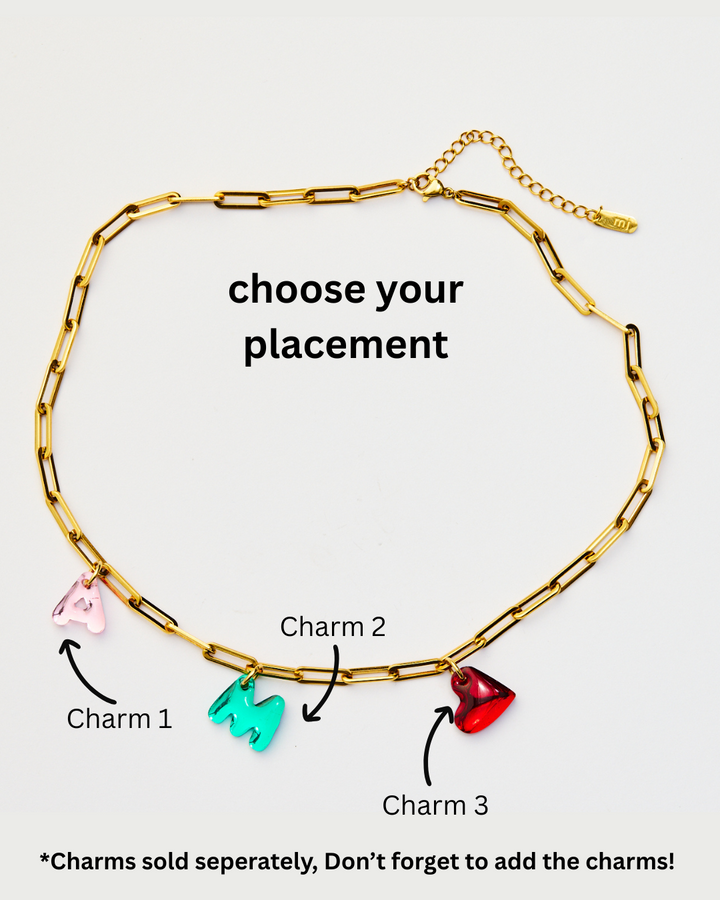 Paperclip Chain Necklace - Gold