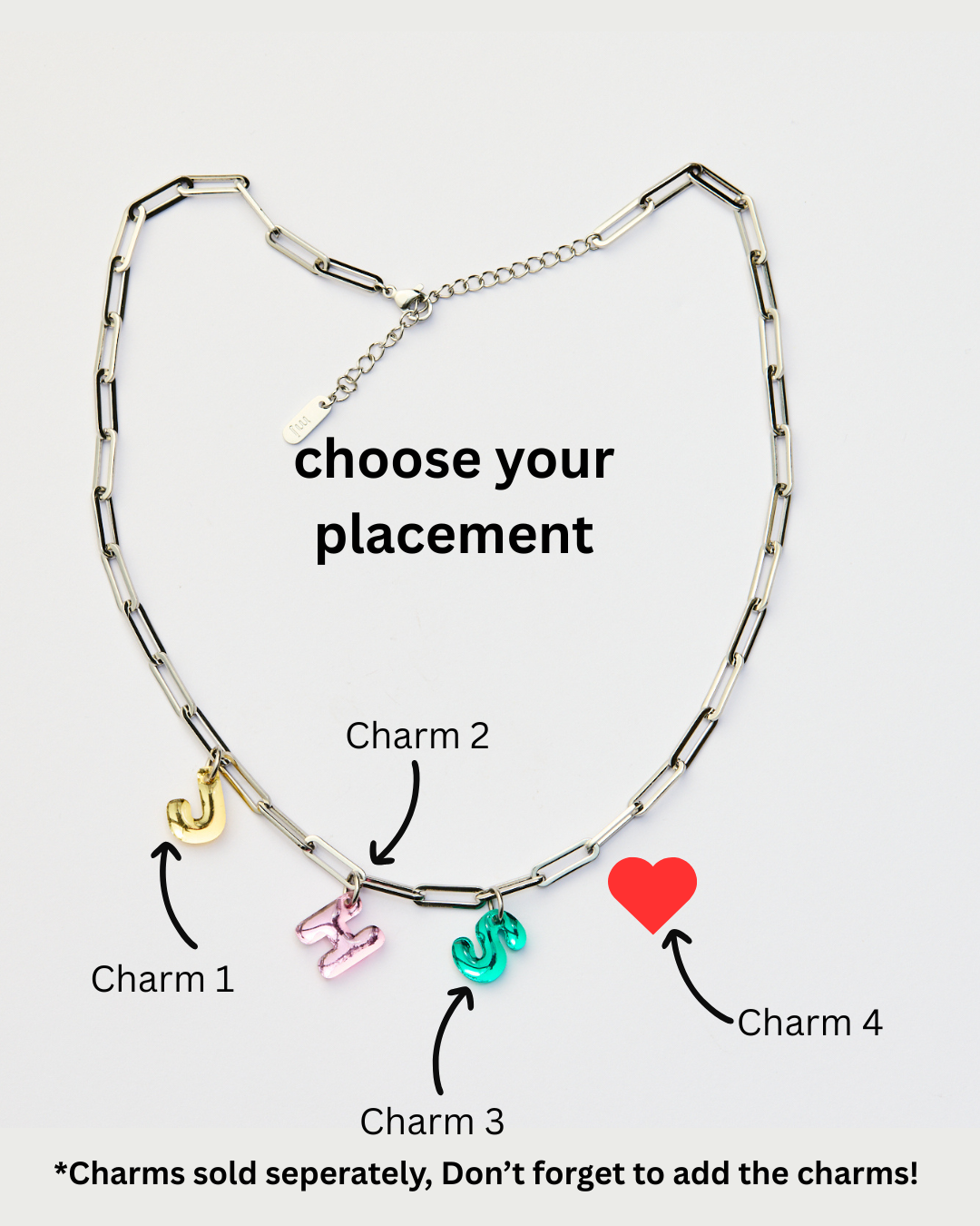 Paperclip Chain Necklace - Silver