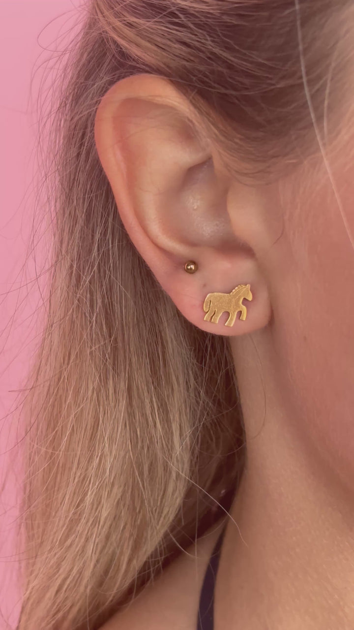 Horse Studs - Gold