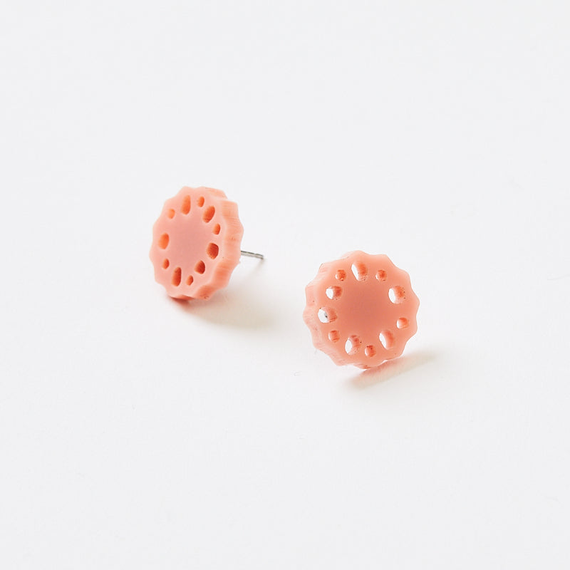 Lacey Studs - Pink